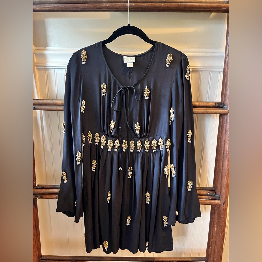 Vintage Tracy Reese Silk Beaded Dress